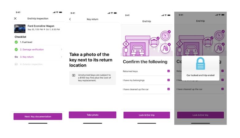 Ending a trip as a guest