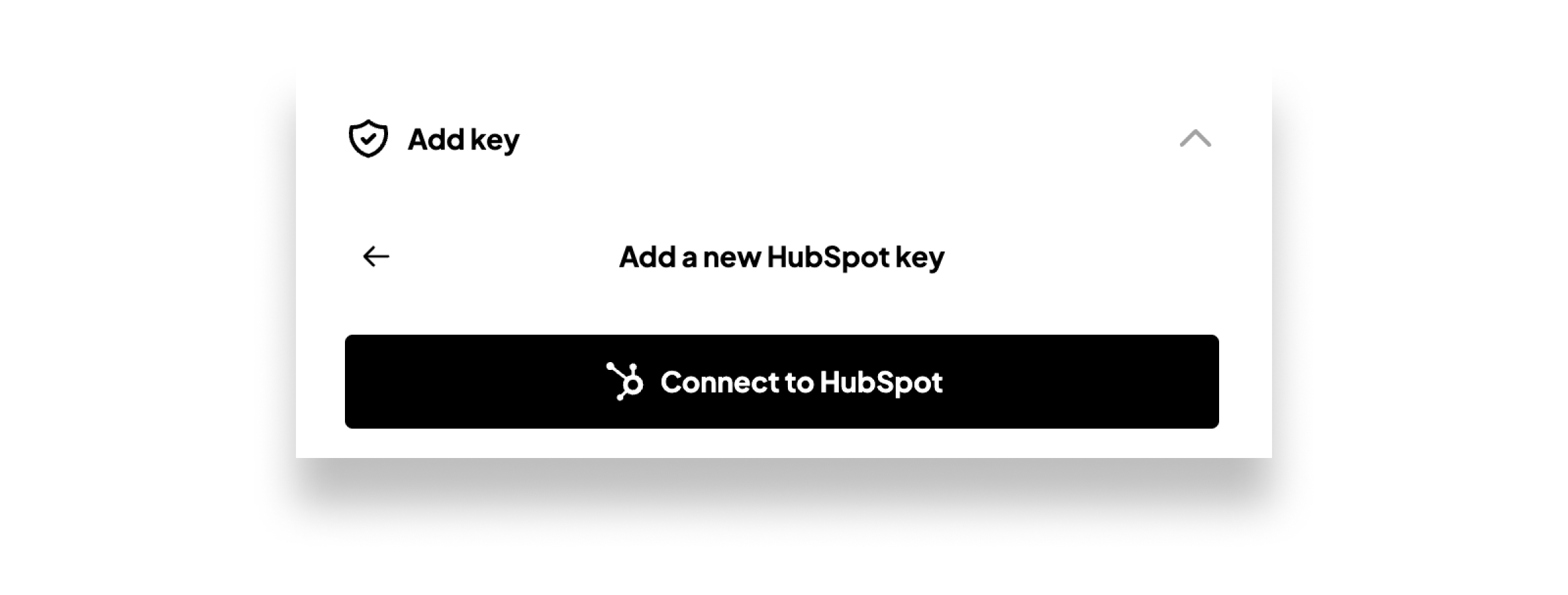 Connect to HubSpot