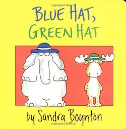 cover image of Blue Hat, Green Hat by Sandra Boynton