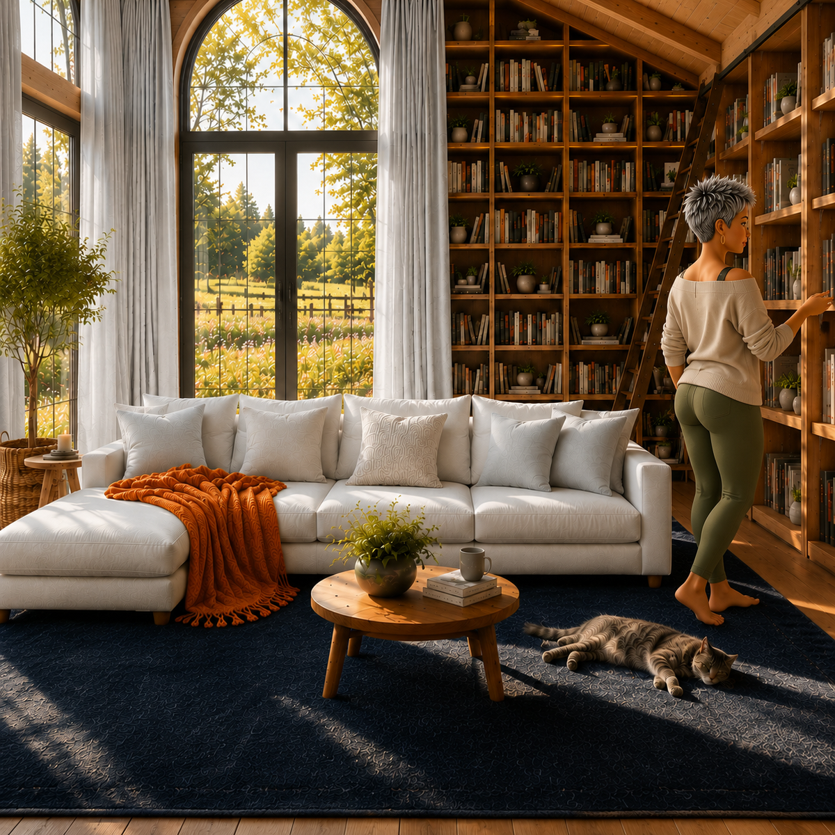 THE LIBRARY