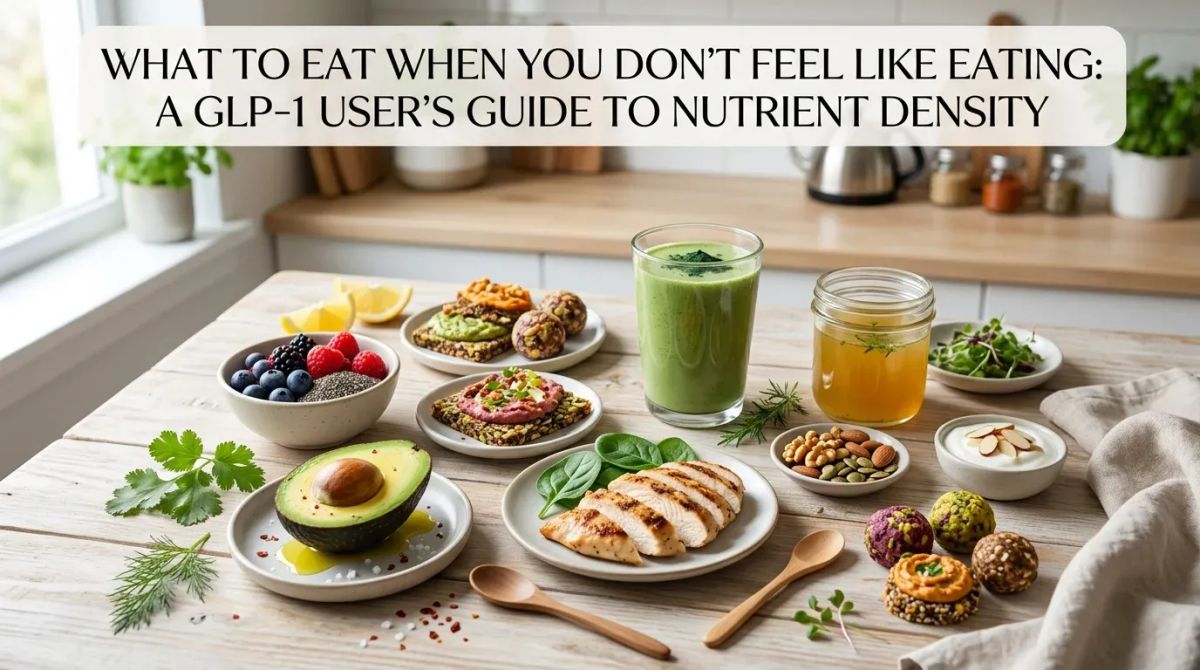 What to Eat When You Don't Feel Like Eating: A GLP-1 User's Guide to Nutrient Density