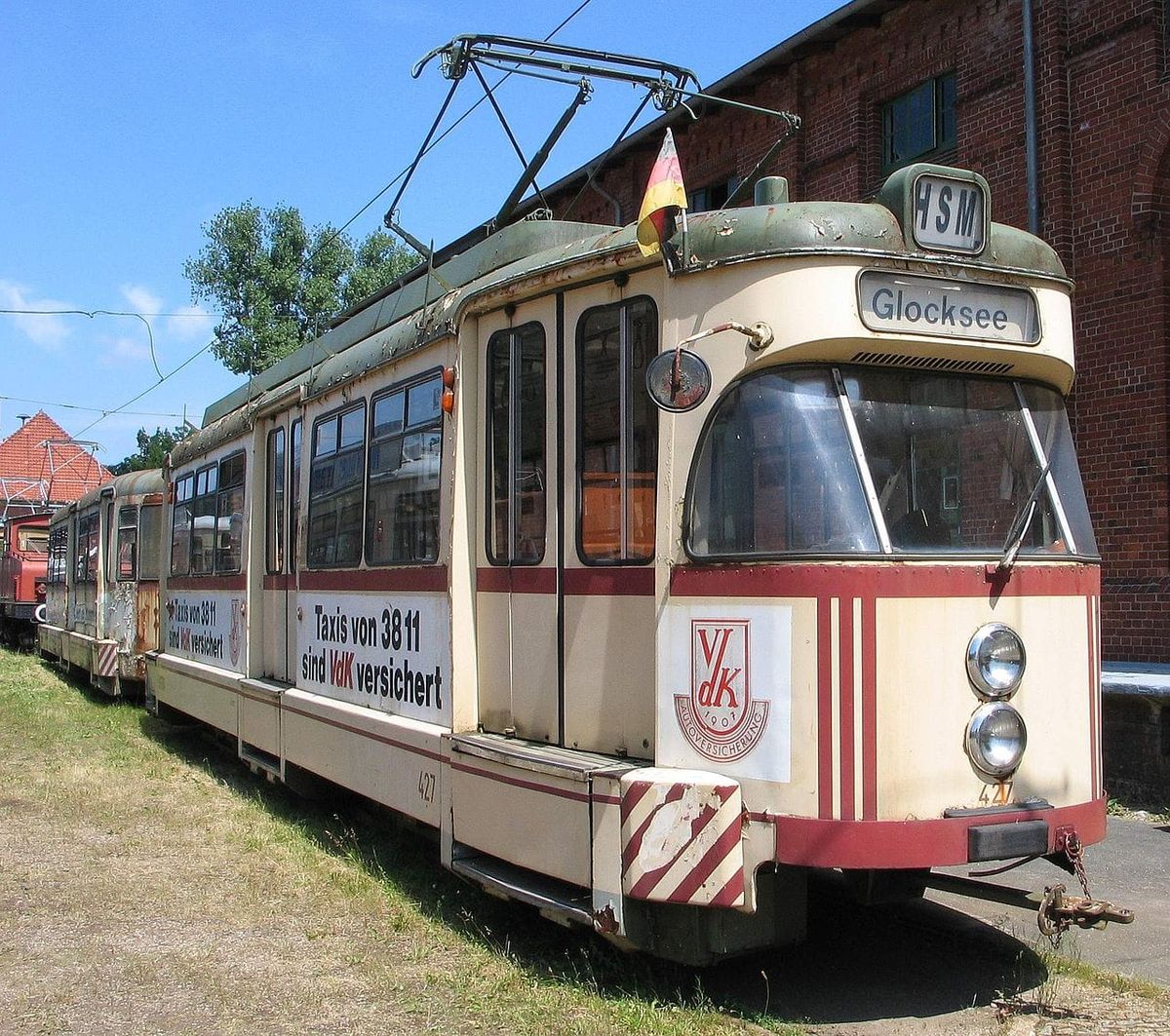 Historische Straßenbahnfahrt mit dem Großraumwagen TW 336