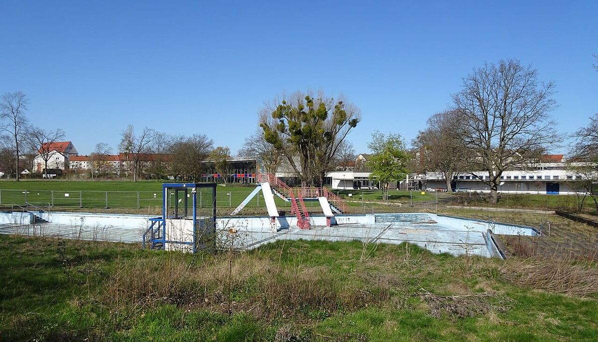 Grundsteinlegung für das neue Fössebad
