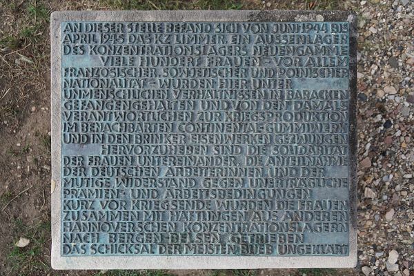 Anfrage zum Mahnmal für das Frauen-KZ in Limmer