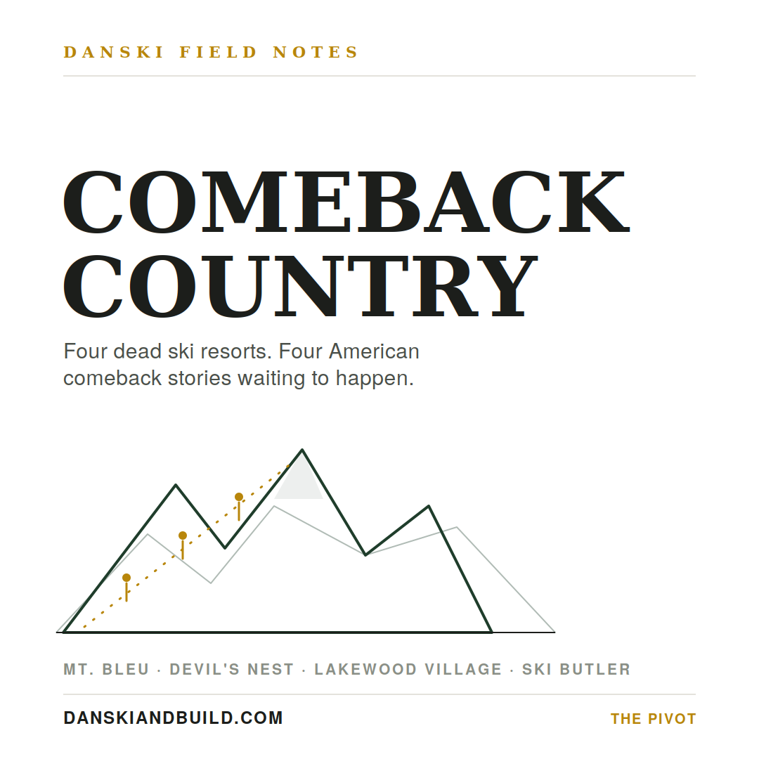 Comeback Country: The Case for Buying a Dead Ski Hill
