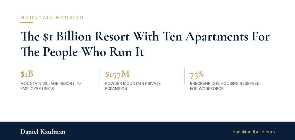 The $1 Billion Resort With Ten Apartments For The People Who Run It