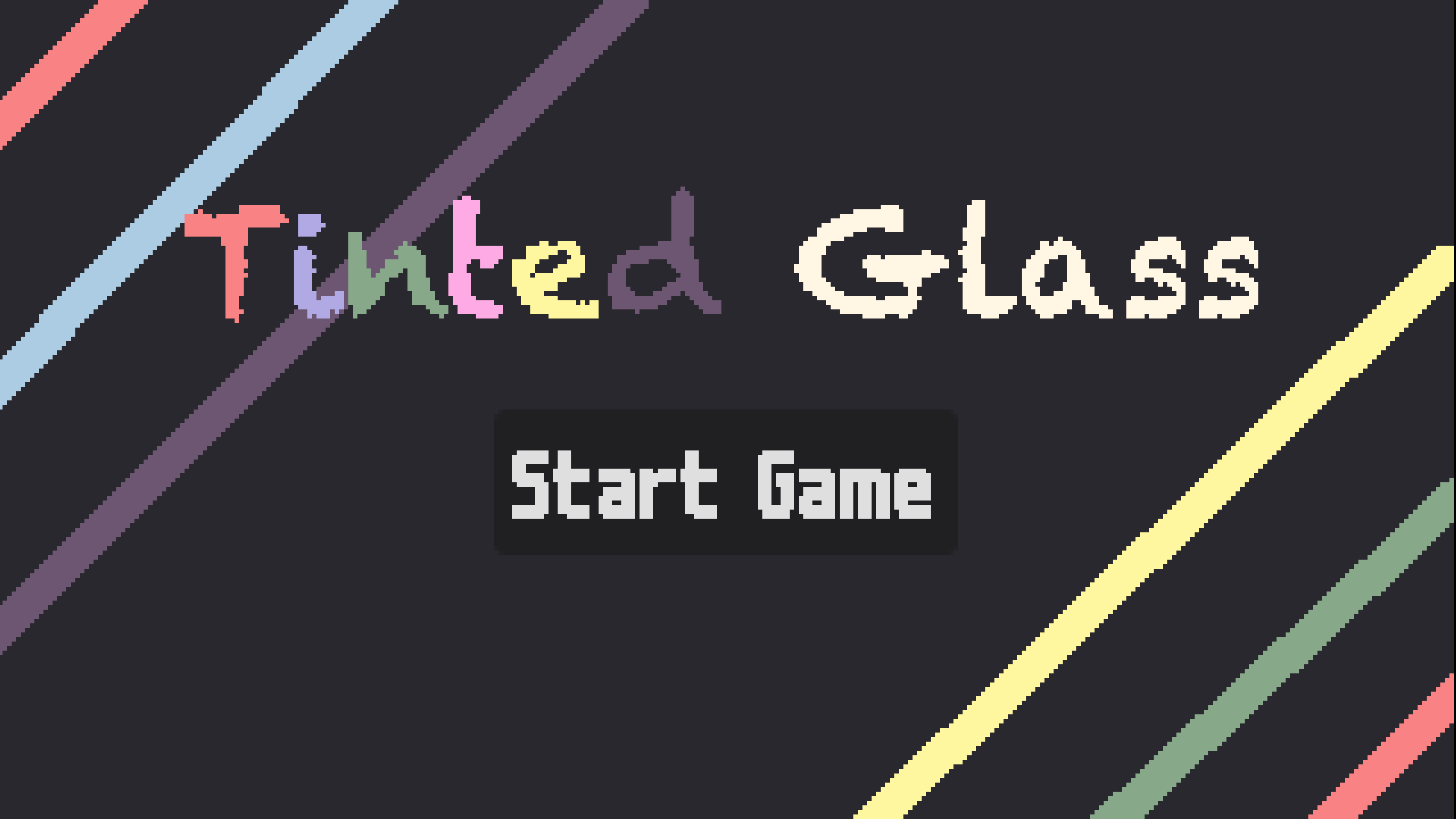 Tinted Glass start screen