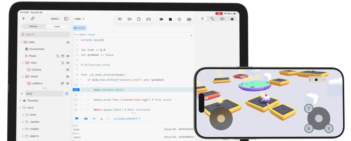 Xogot to Xogot: Remote Debugging