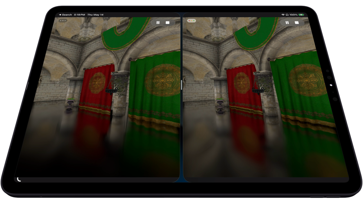 Side-by-side Xogot screenshots comparing Screen Space Reflections in Godot 4.5 and Godot 4.6, showing improved reflection quality in the Godot 4.6 version.