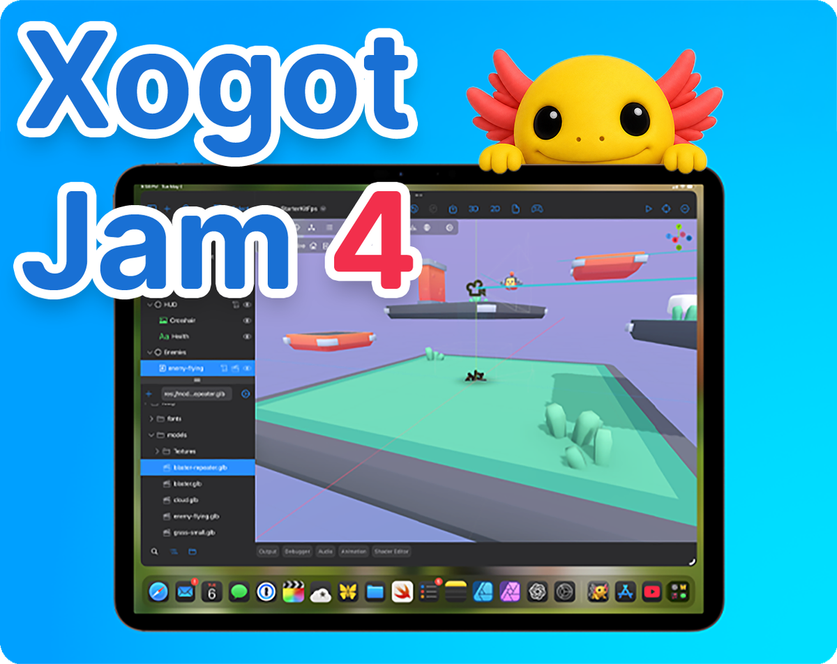 Xogot Jam 4 Is Headed Your Way: Build a Game with iPad, iPhone, or Mac!