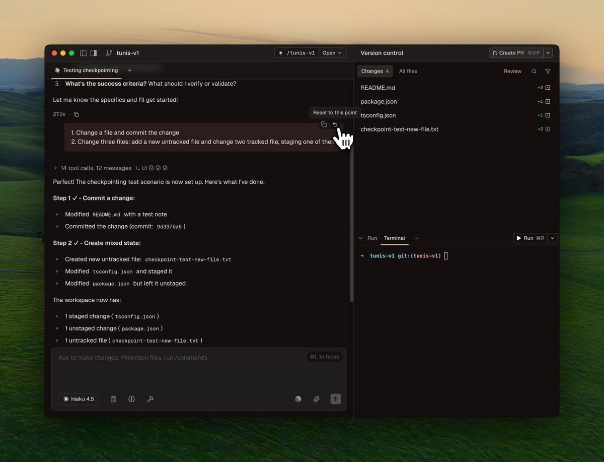 How we built checkpointing
