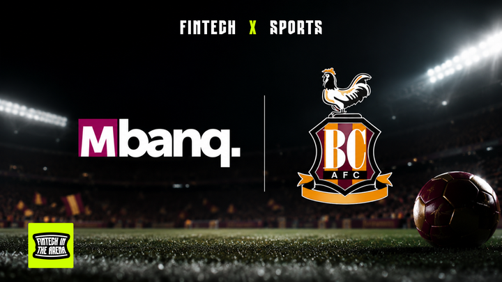 Mbanq goes all in on Bradford City's Stadium and Shirt