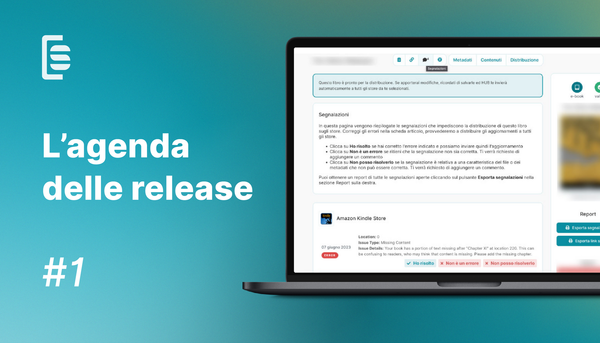 L’agenda delle release #1 | Tutte le ultime funzionalità introdotte per gli utenti StreetLib