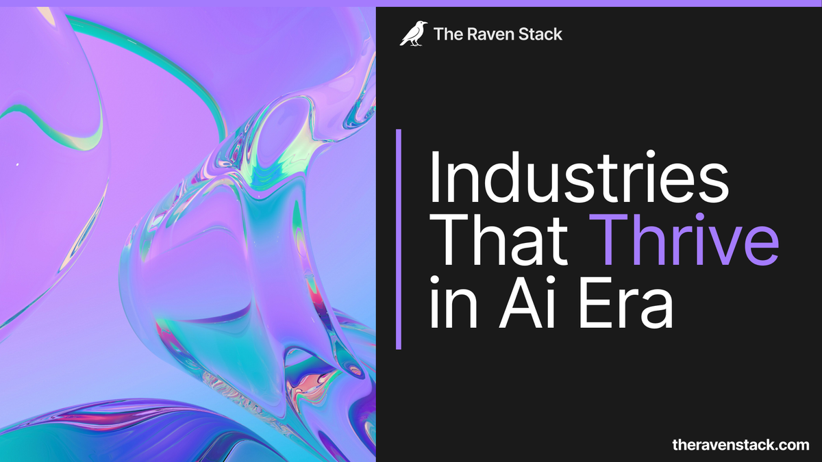 Article cover "industries that thrive in the ai era"