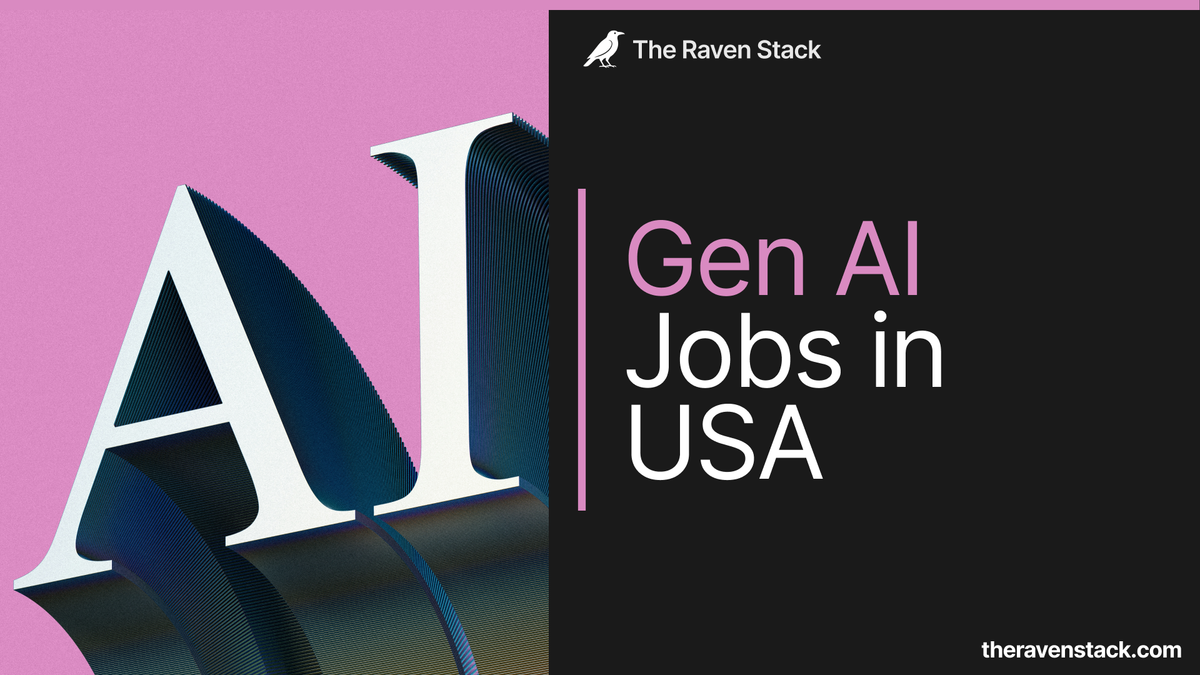Cover of the Article "Gen Ai jobs in USA"