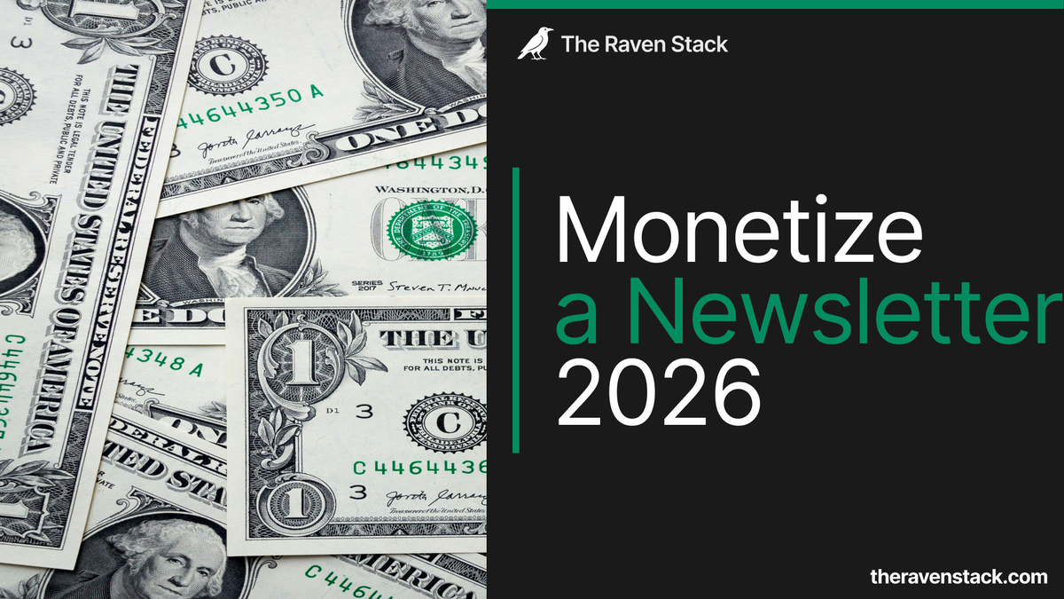 Cover for the article "How to monetize a niche Newsletter under 2000 subscribers in 2026"