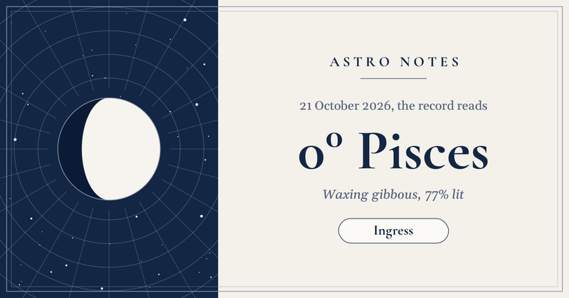 The Moon crosses into Pisces, Jupiter’s sign