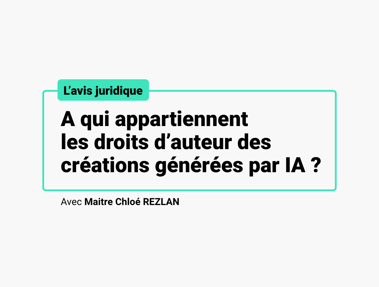 A qui appartiennent les droits d’auteur des créations générées par IA ?