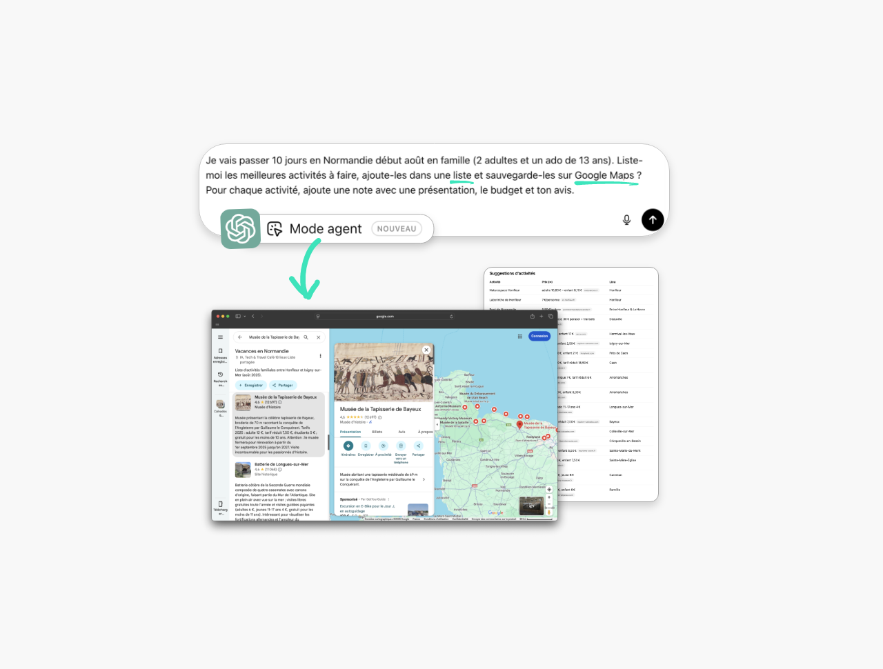 Créer son itinéraire de voyage avec l’IA : test complet du mode Agent de ChatGPT