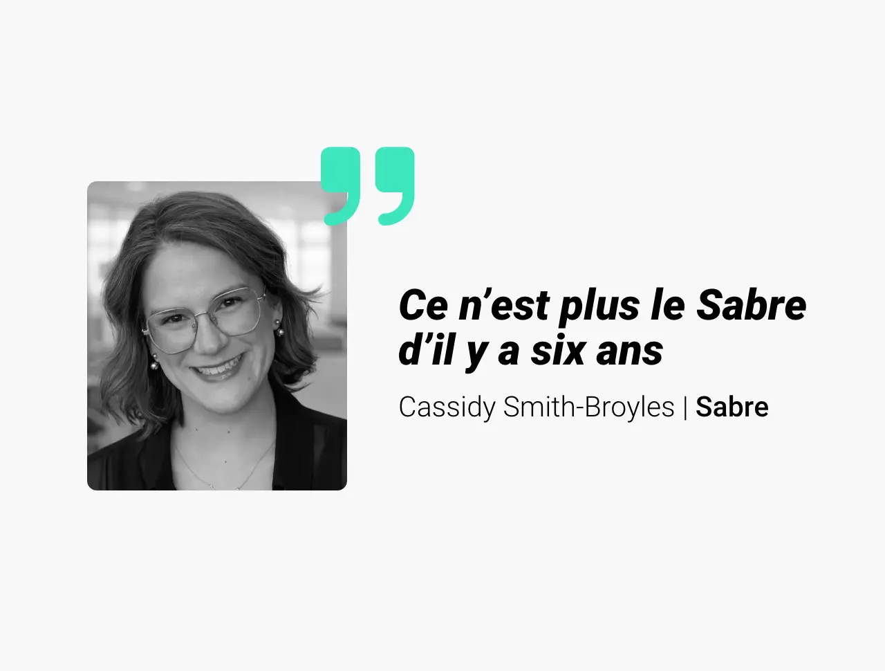 Cassidy Smith-Broyles VP Communications Sabre Corporation interview IA agentique tourisme