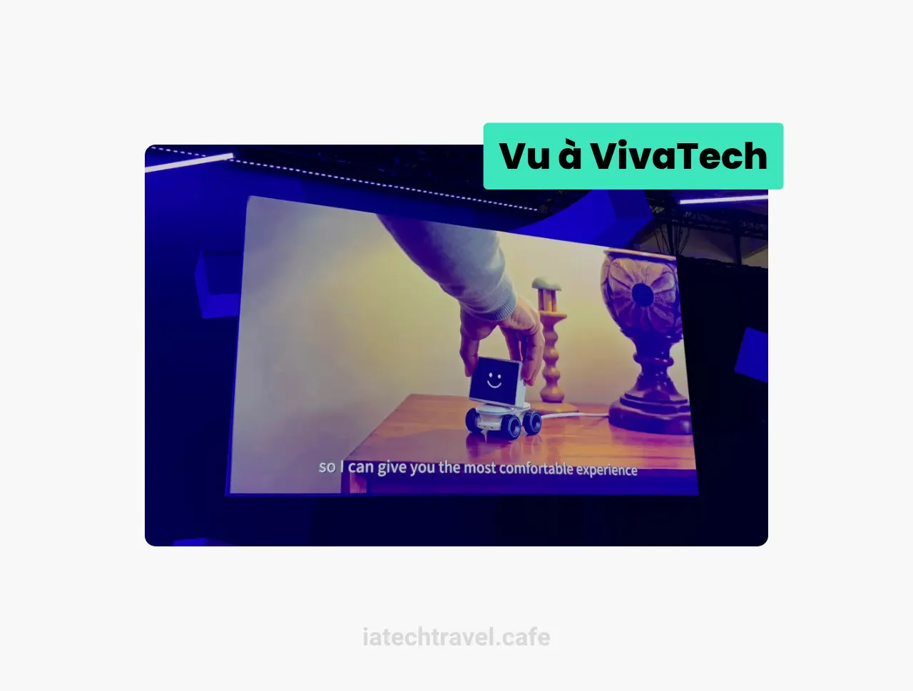 Vu à VivaTech : OHMAI, le robot de bureau qui veut installer l'IA dans votre quotidien