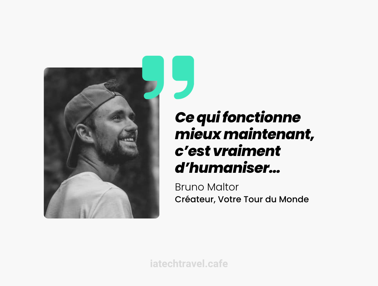 "Impact de l’IA sur la création de contenu voyage..." - 3 questions à Bruno Maltor