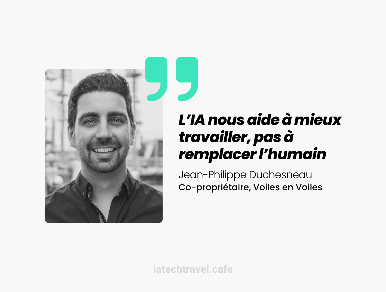 Jean-Philippe Duchesneau : « L’IA nous aide à mieux travailler, pas à remplacer l’humain »