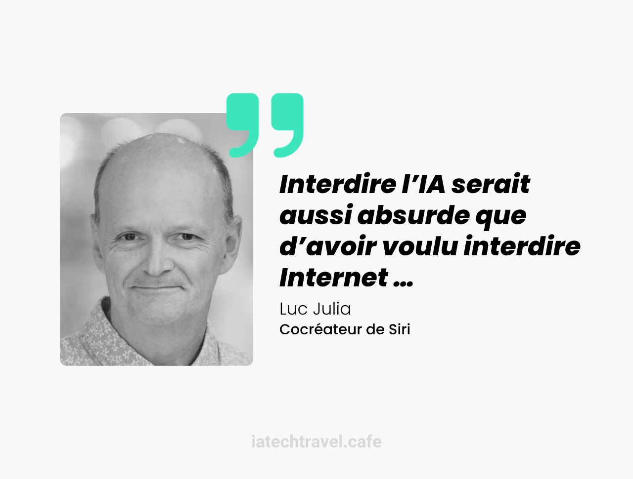 «Comprendre l'IA est essentiel...» - Entretien exclusif avec Luc Julia, cocréateur de Siri