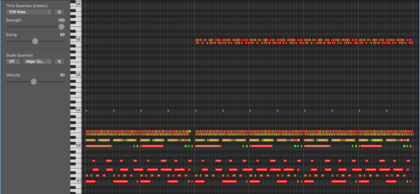 Modern Piano Roll in Music