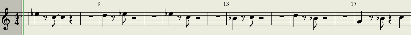 My chosen melody for my tech documentary soundtrack