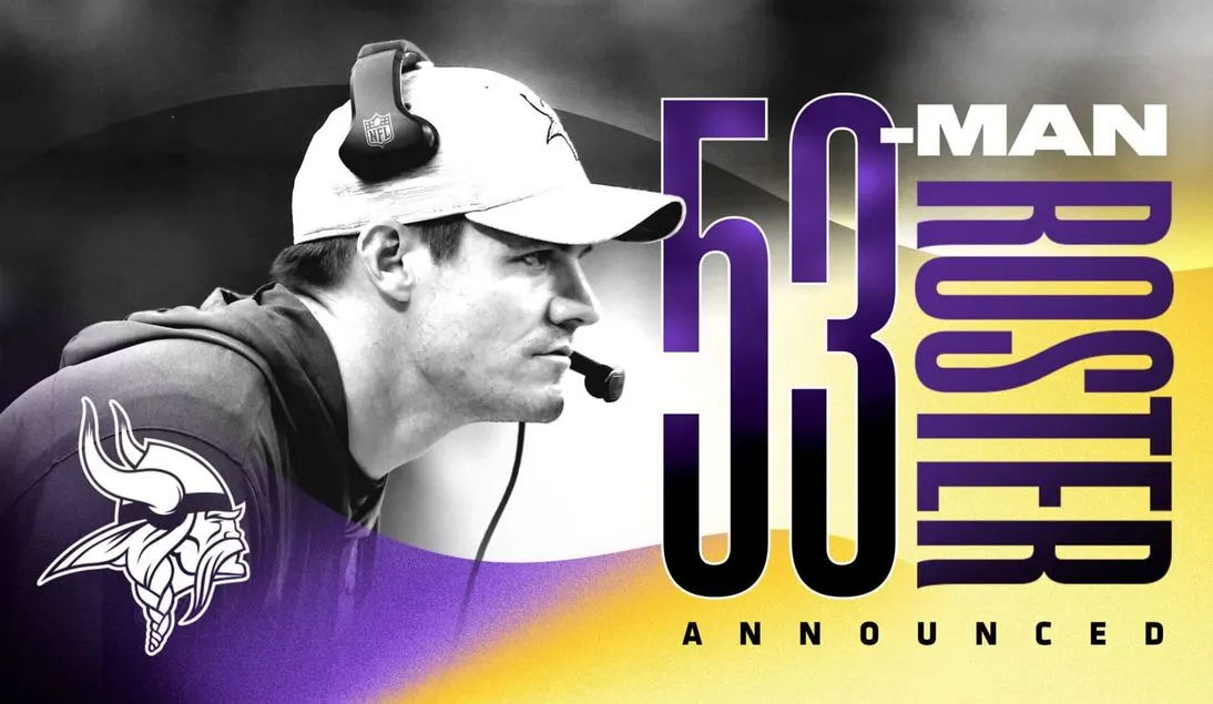 Vikings set initial 53-man roster for 2023