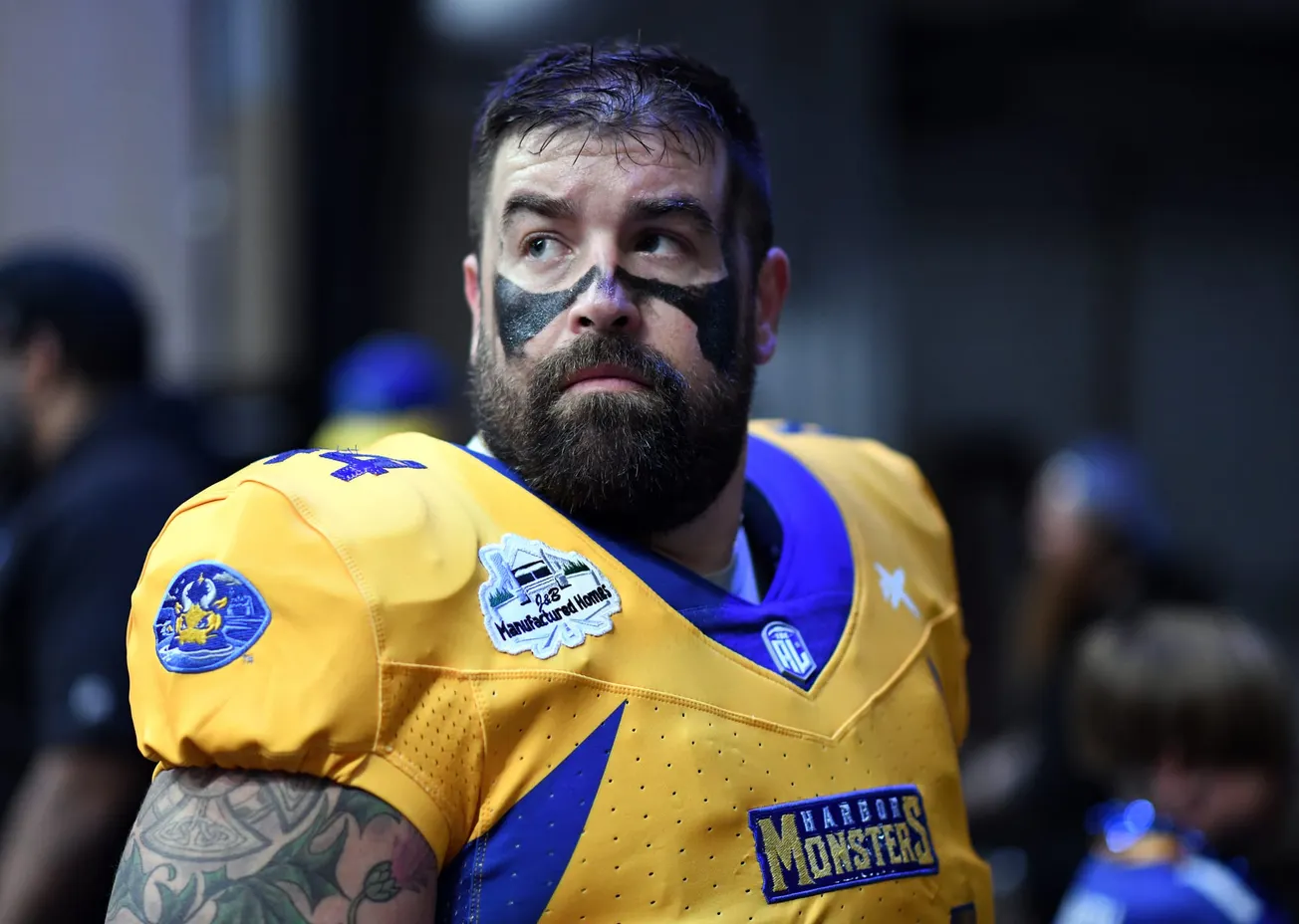 Travis Whitlock — The Harbor Monsters' center, enforcer and fan favorite