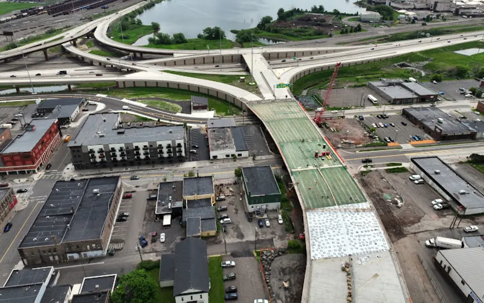 One last pour, and then the orange cones go quiet