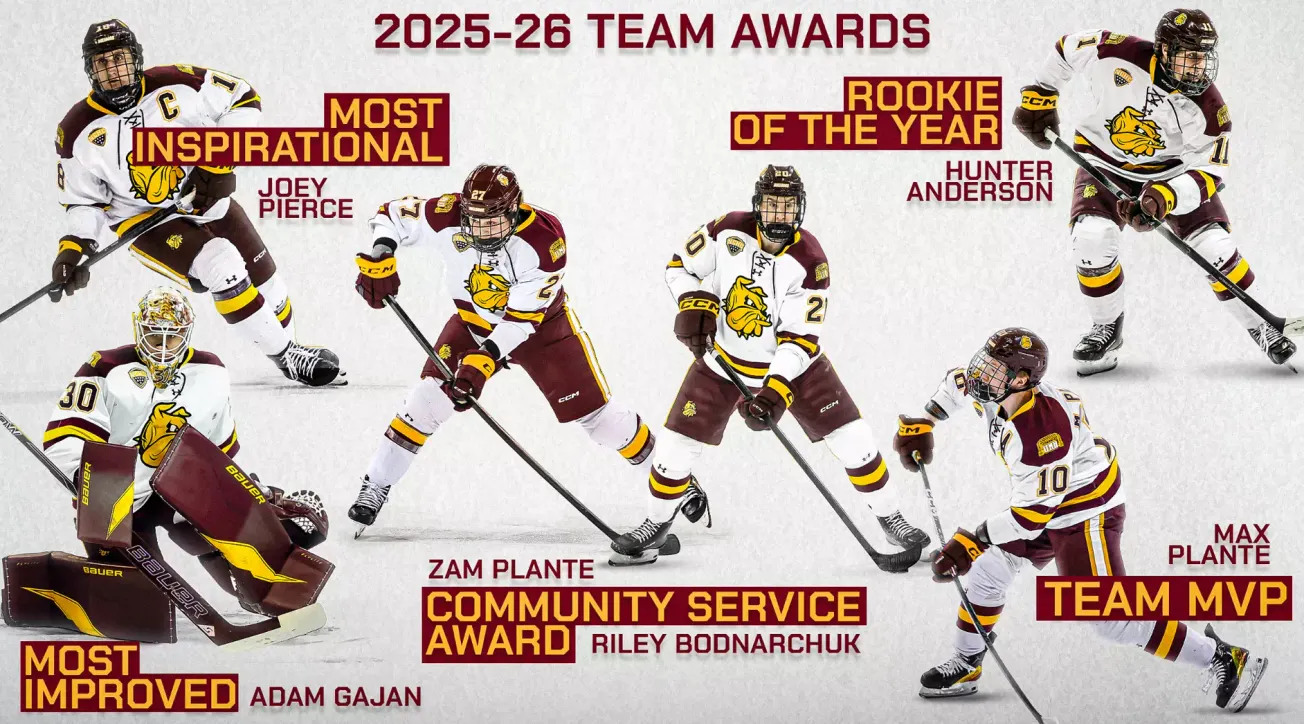Plante, Gajan lead Bulldogs’ 2025-26 award recipients