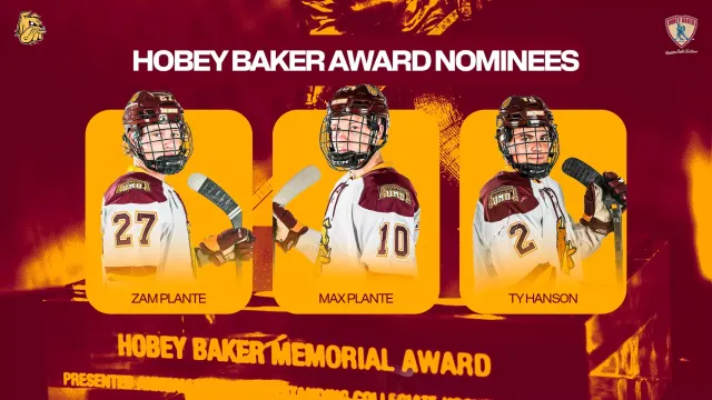 Plante brothers, Hanson on Hobey Baker fan ballot