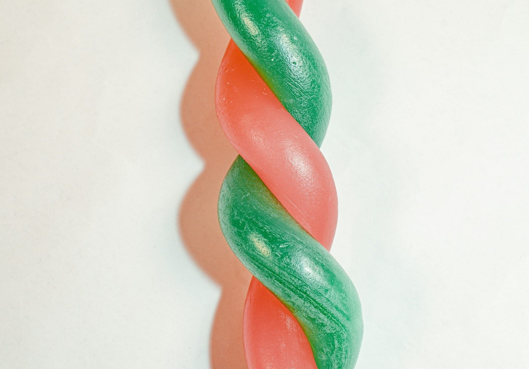 red green and white candy cane