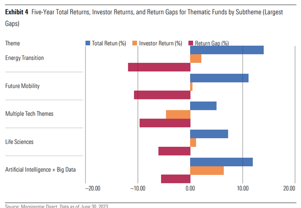 Mind the behaviour gap