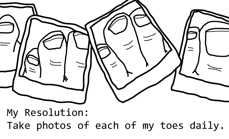 New Years Resolutions generated by AI