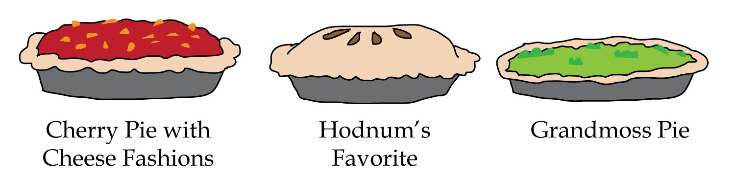 Cherry Pie With Cheese Fashions, Hodnum's Favorite, Grandmoss pie Cherry Pie With Cheese Fashions, Hodnum's Favorite, Grandmoss pie