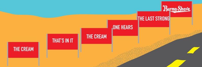 A neural net tries writing Burma-Shave jingles