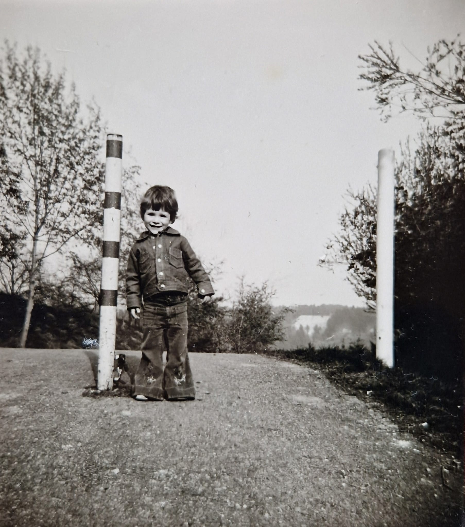 s/w Foto Michael Pohl mit 4 Jahren