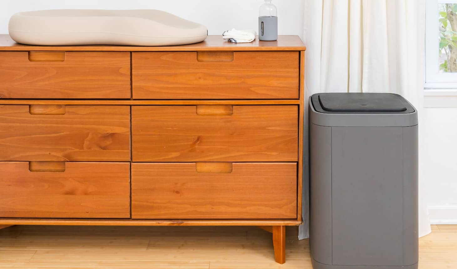 cómoda cambiador para bebé de madera