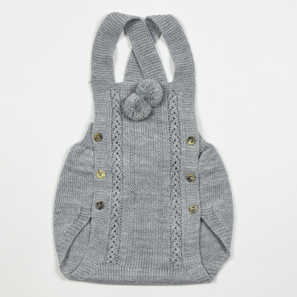 RANITA PETO POMPONES GRIS