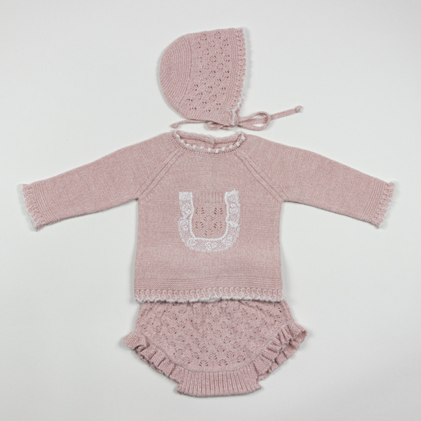 CONJUNTO RANITA LANA CALADOS