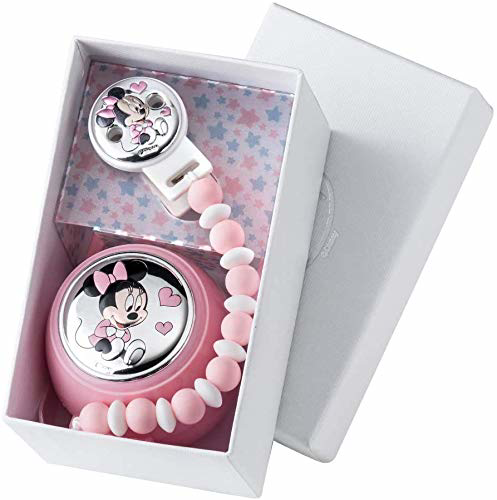 Portachupetes Personalizado Chupetero Disney plata bilaminada 1ª Ley