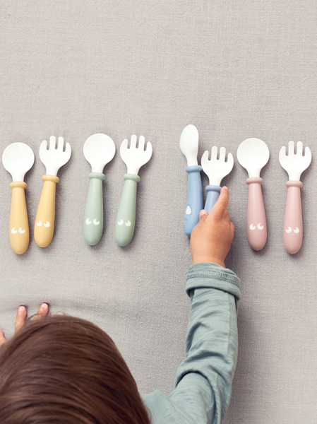 Cuchara y Tenedor para Bebé