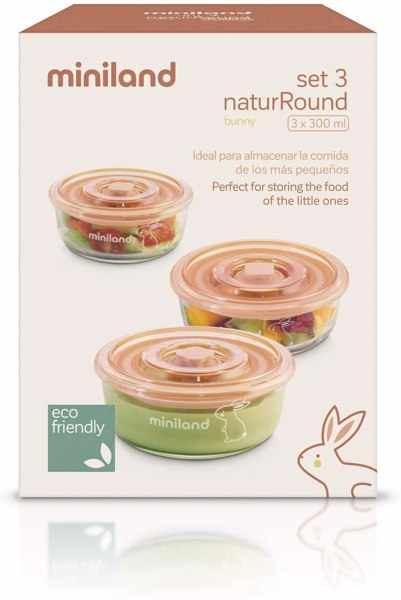 Contenedores De Vidrio Naturround Miniland