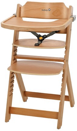 Safety 1st Timba Trona de madera con bandeja