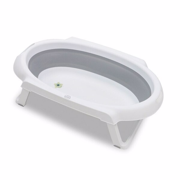 Bañera Cubeta Asalvo Curviflex plegable blanco/gris