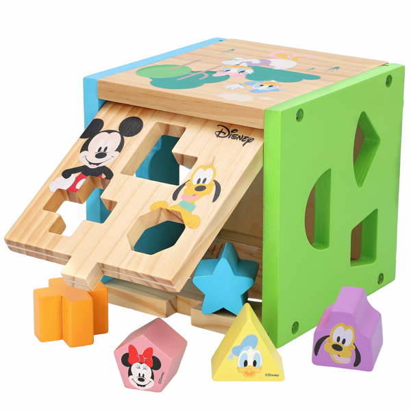 Cubo formas de madera